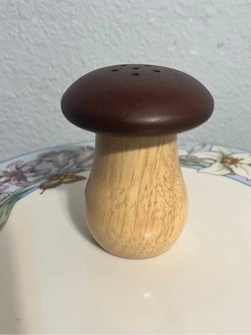 Mushroom Toothpick Holder Wooden Mushroom Shape Toothpick Dispenser